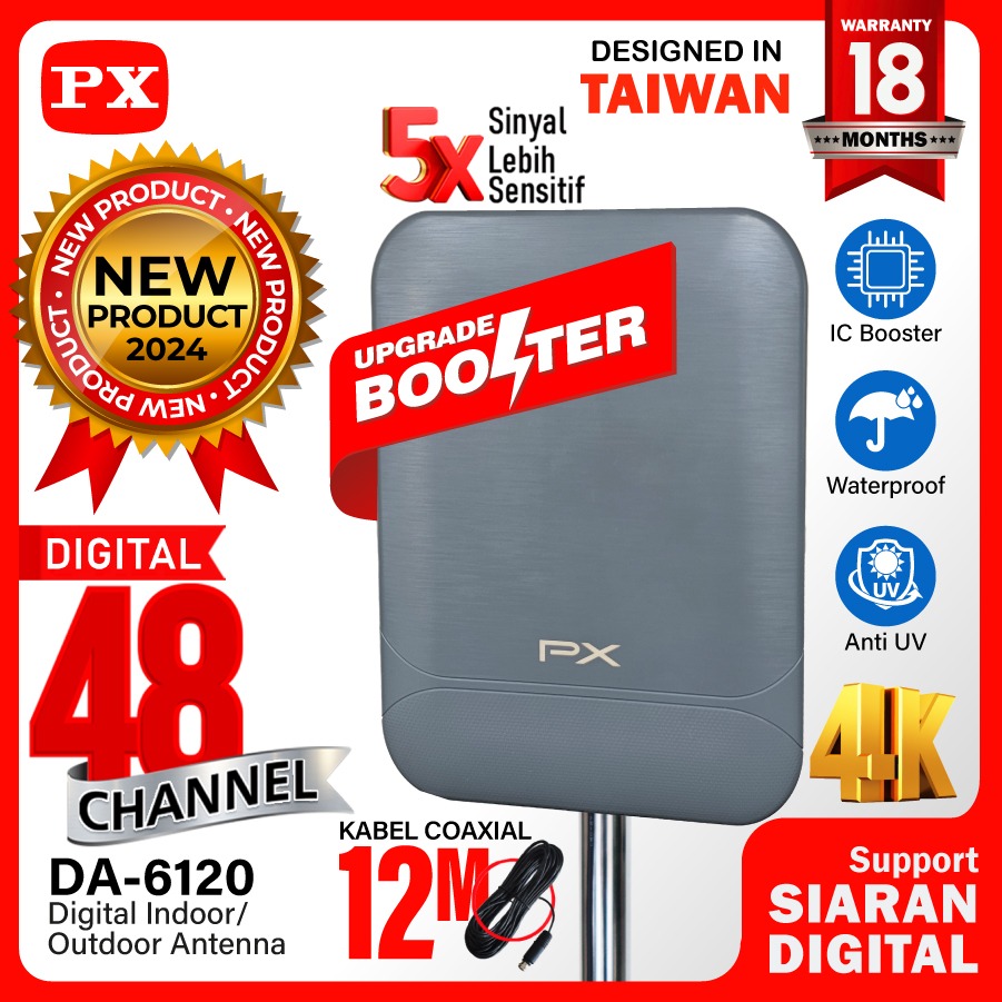 PX Antena DA-6120+KBL 12M