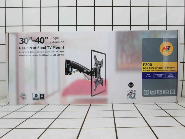 North Bayou Bracket TV F200 Gas-Strut 30-40 Inci