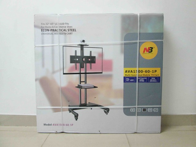 North Bayou Mobile TV Cart AVA1500-60-1P