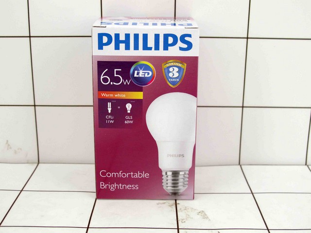 PHILIPS - Lampu LED Bulb 6.5 Watt Warm White