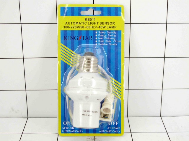 Kaiser Kingstar Fitting Lampu  Sensor Otomatis