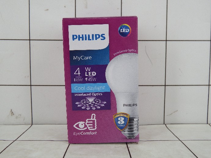PHILIPS - Lampu LED Bulb 4 Watt Cool Daylight