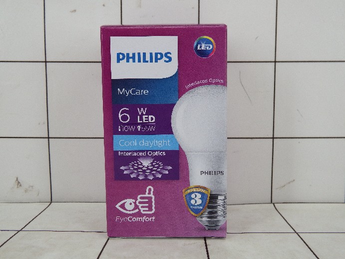 PHILIPS - Lampu LED Bulb 6 Watt Cool Daylight