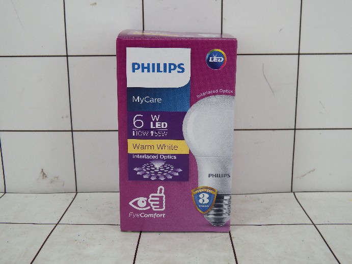 PHILIPS - Lampu LED Bulb 6 Watt Warm White