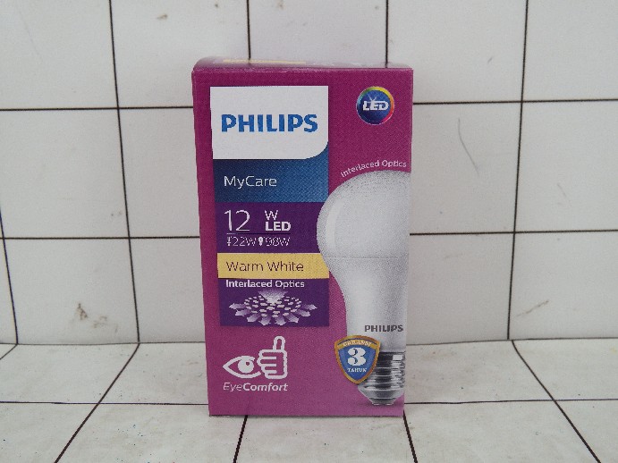 PHILIPS - Lampu LED Bulb 12 Watt Warm White