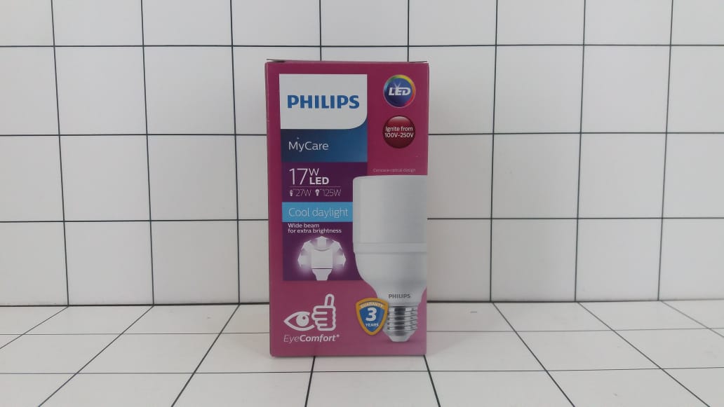 Philips Lampu LED Bright 17W LEDBright 17 WATT E27 MyCare (Putih/Cool Daylight)