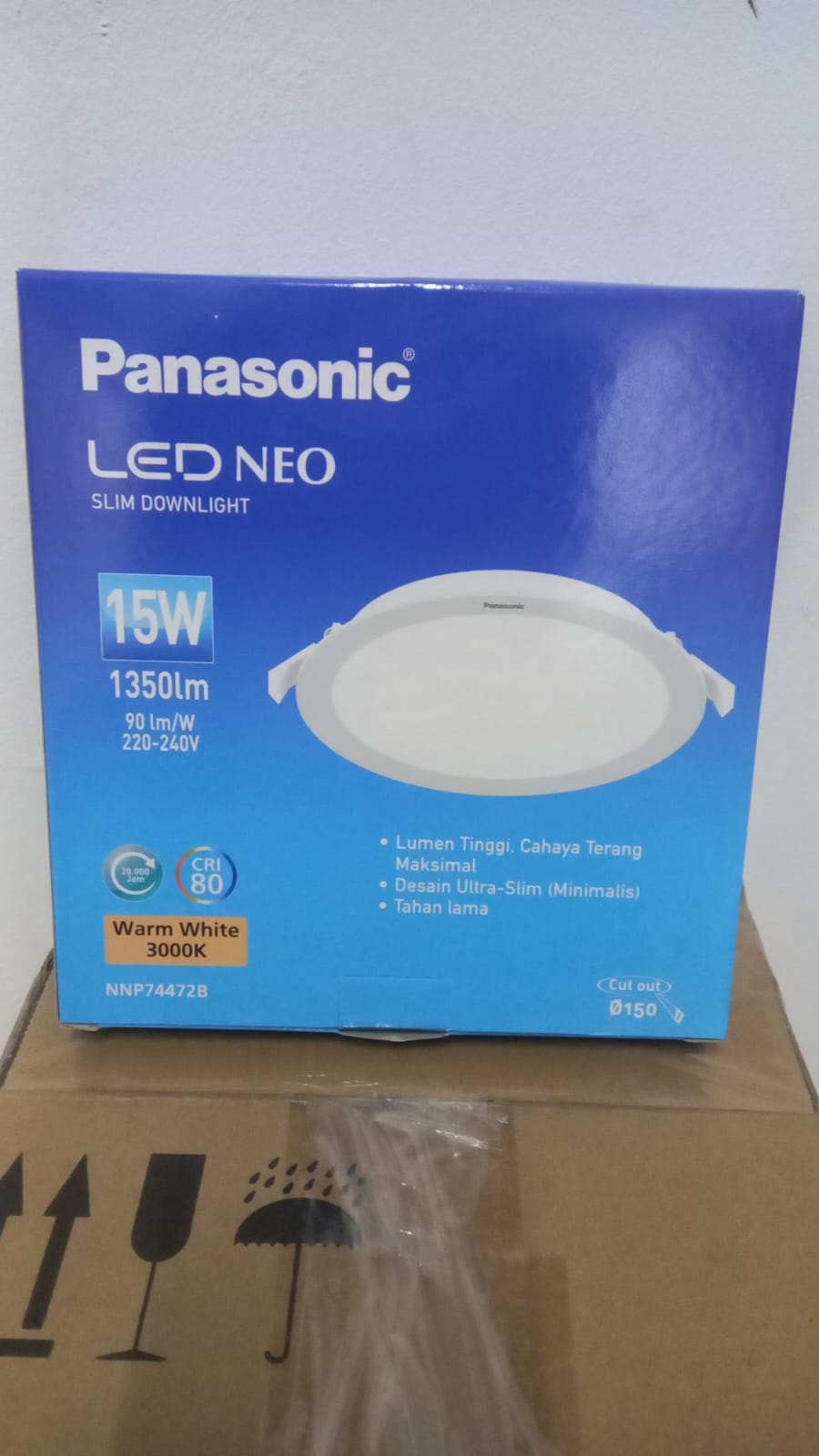 PANASONIC - Lampu Slim Down Light Warm White 15 Watt