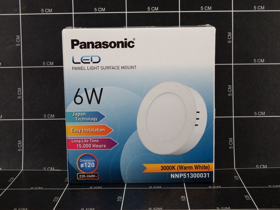 PANASONIC - LED Panel Light 6 Watt