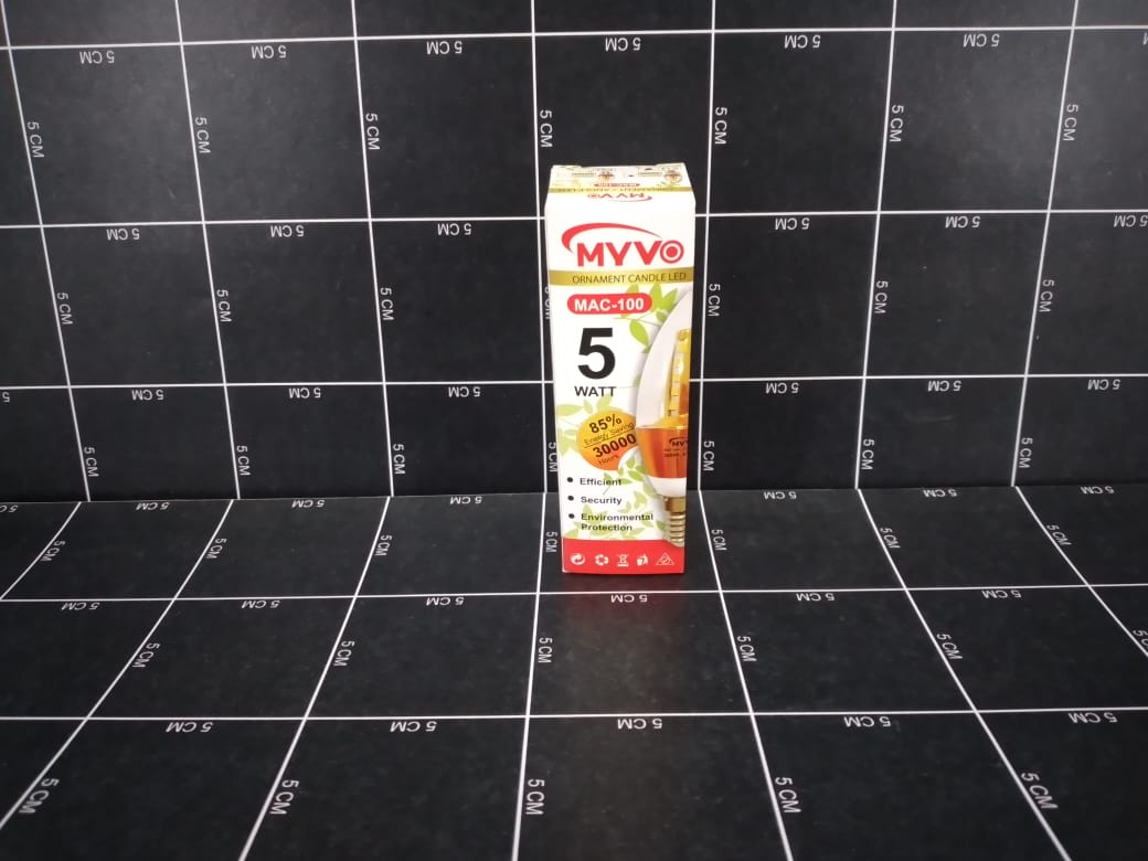 MYVO Bohlam Lampu LED Candle 5Watt
