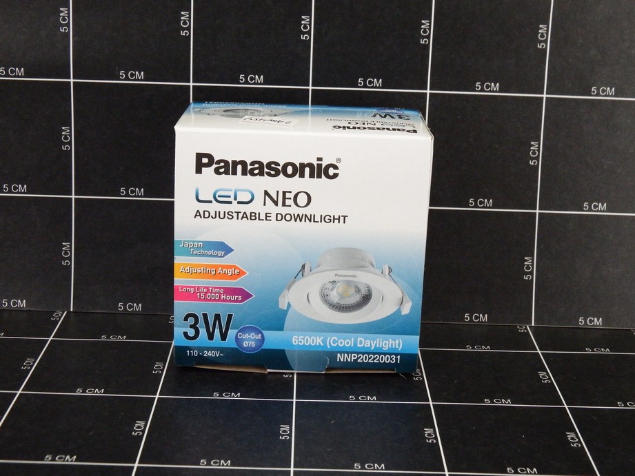 Panasonic Downlight LED Adjustable 3W Cool Daylight