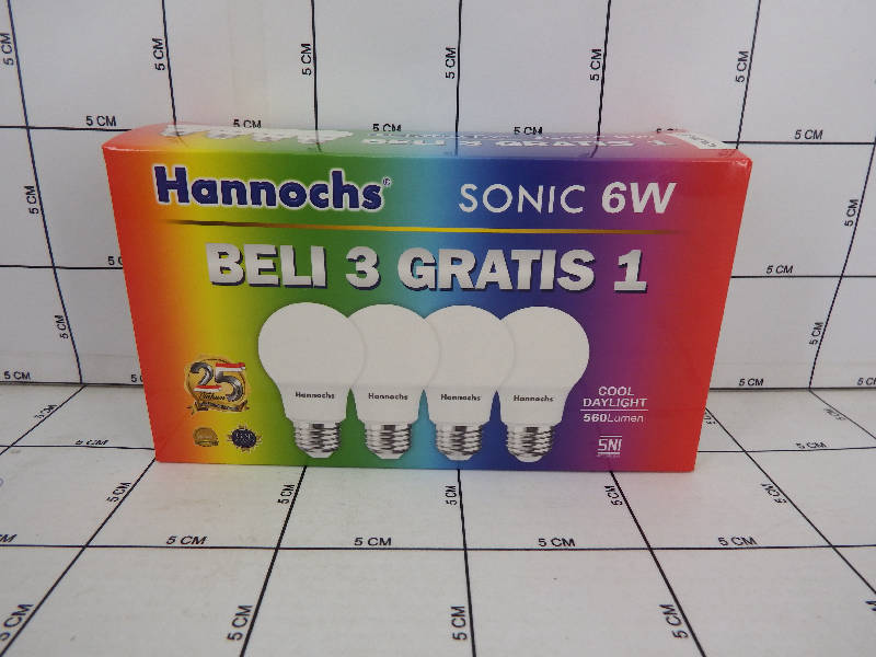 Hannochs  Lampu LED Sonic BELI  3 GRATIS 1 6 Watt