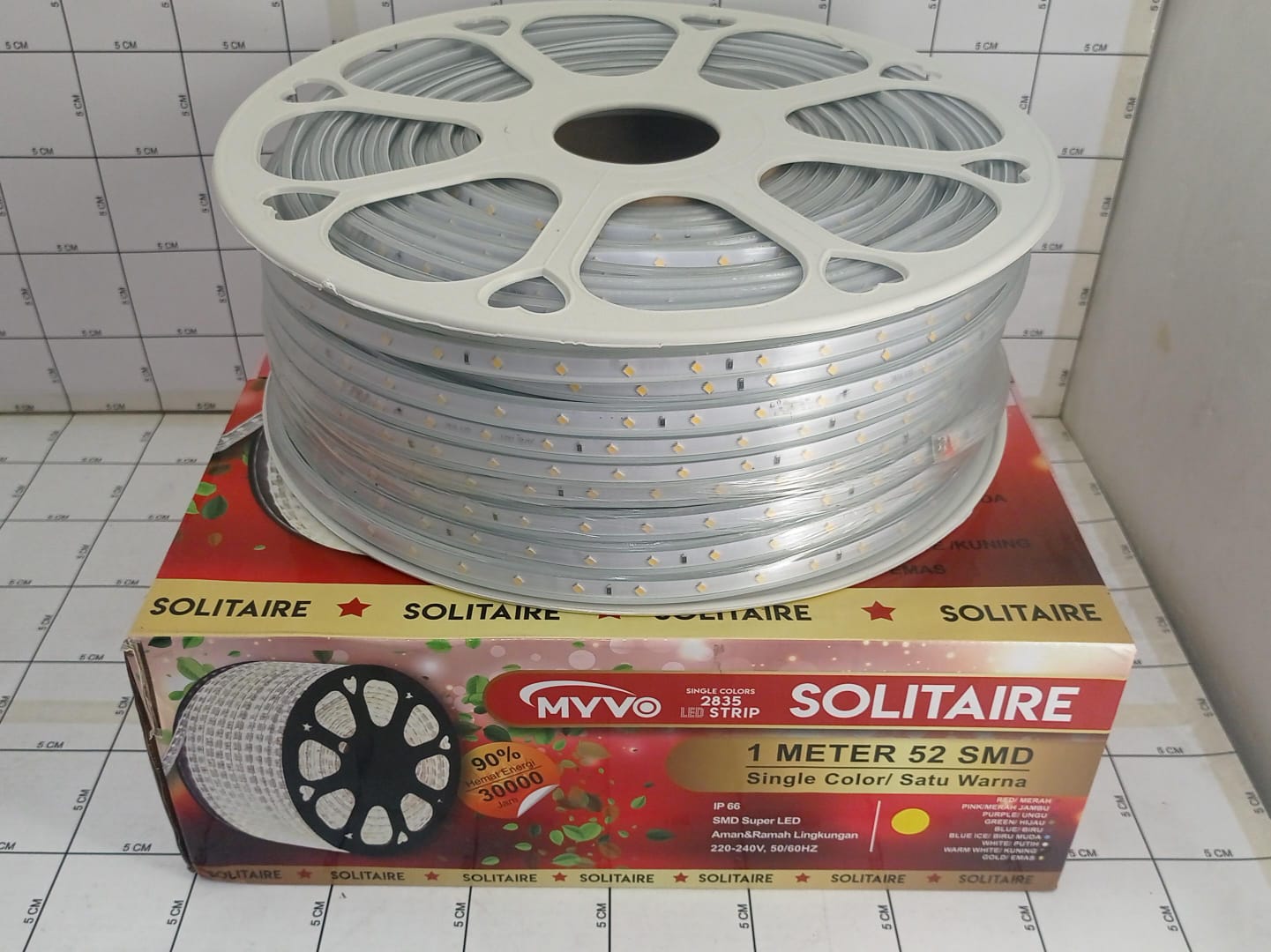 MYVO Lampu LED Strip Solitaire Warm White