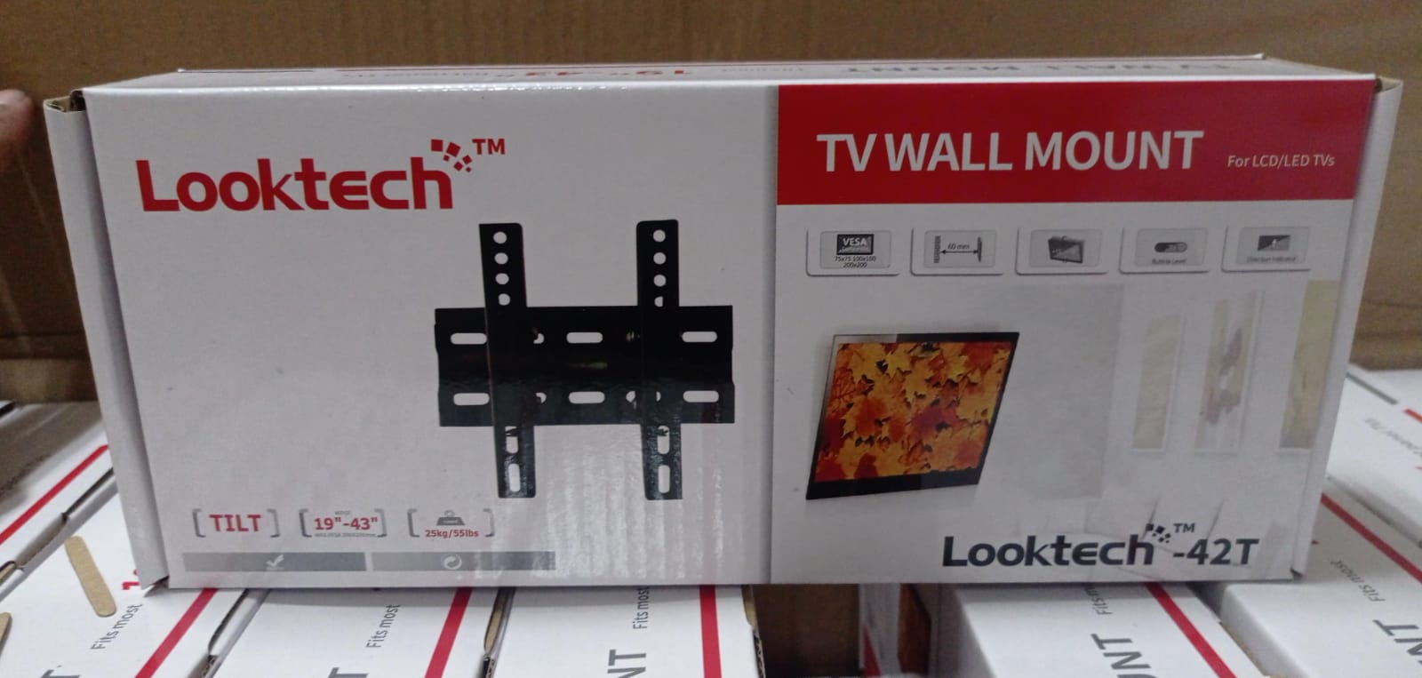 LOOKTECH Bracket Fit Most 23-42" Flat Panel LED, LCD TV
