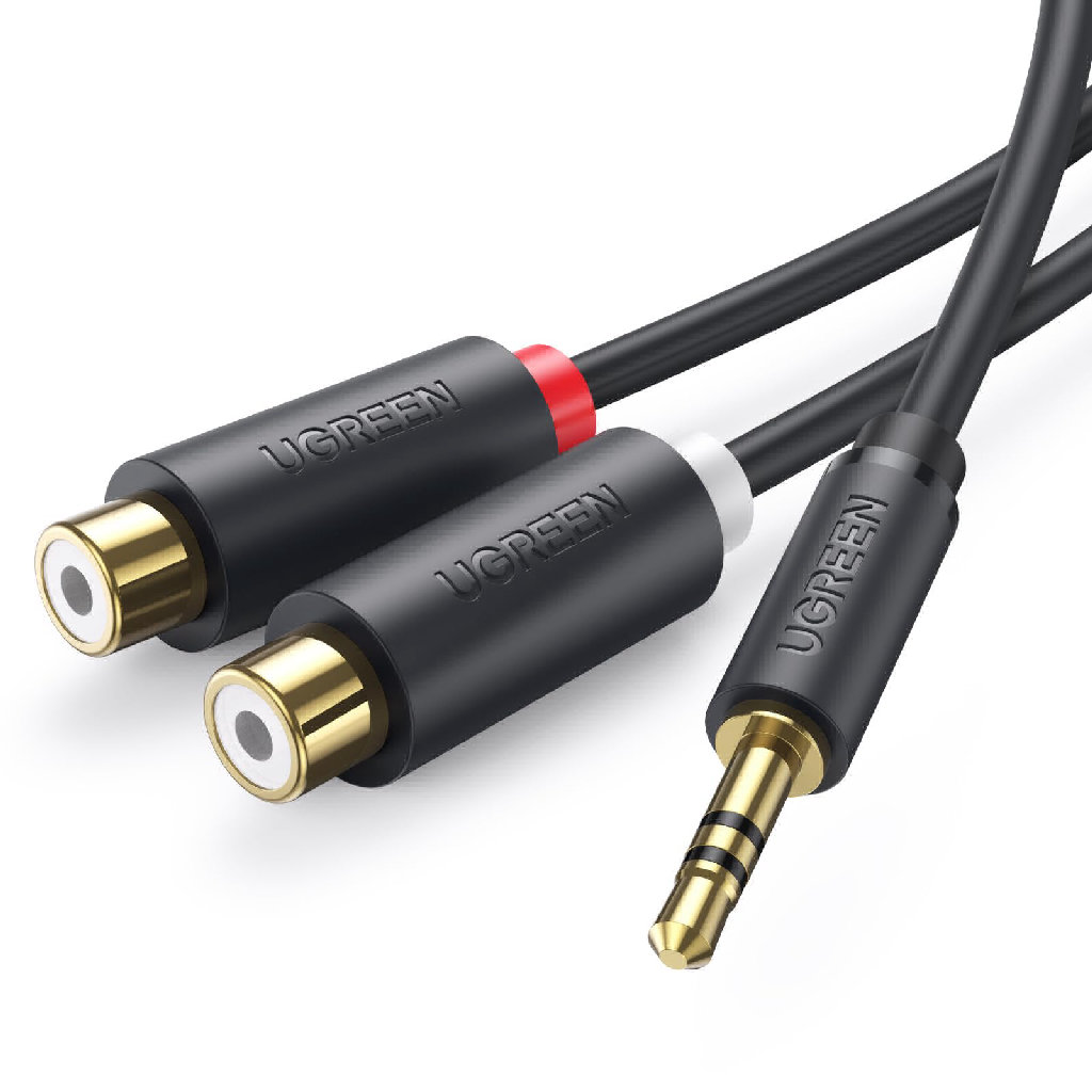 Ugreen Adapter Audio 3.5mm Male To 6.35mm Female