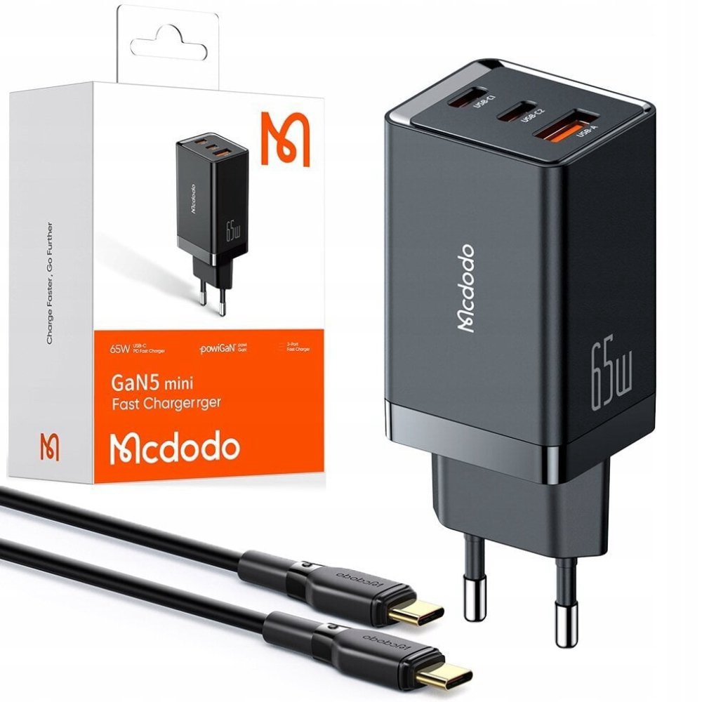 Mcdodo CH1542 CHG GAN5 65W B 65W (Max) 240 Volt