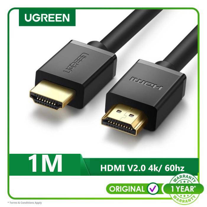 UGREEN HD104-10106 HDMI 4K Cable Male to Male Black 1m