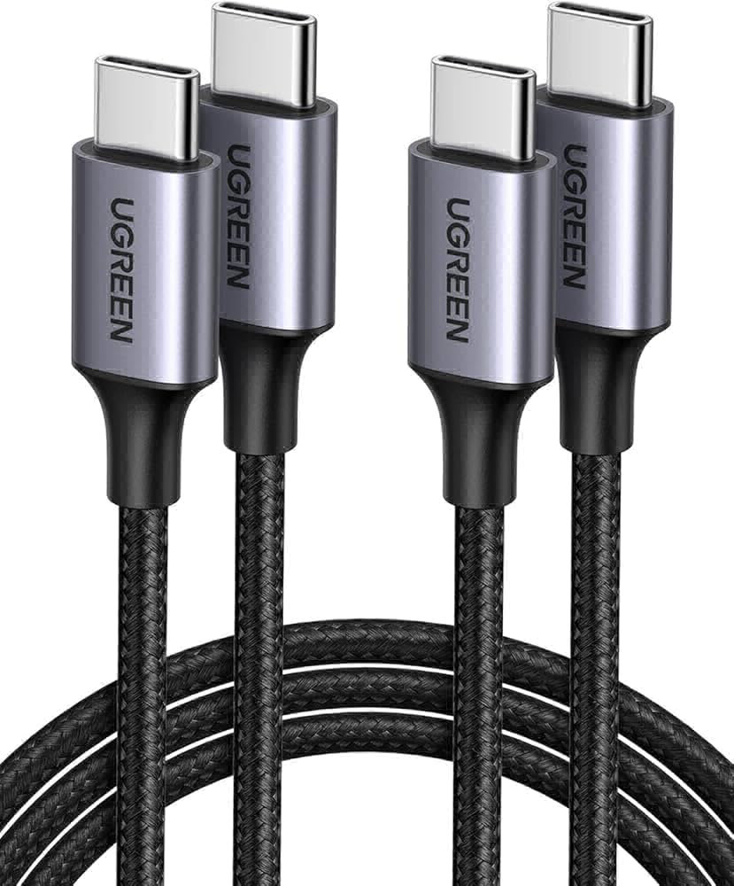 Ugreen Kabel USB-C to USB-C Nylon 2M Hitam