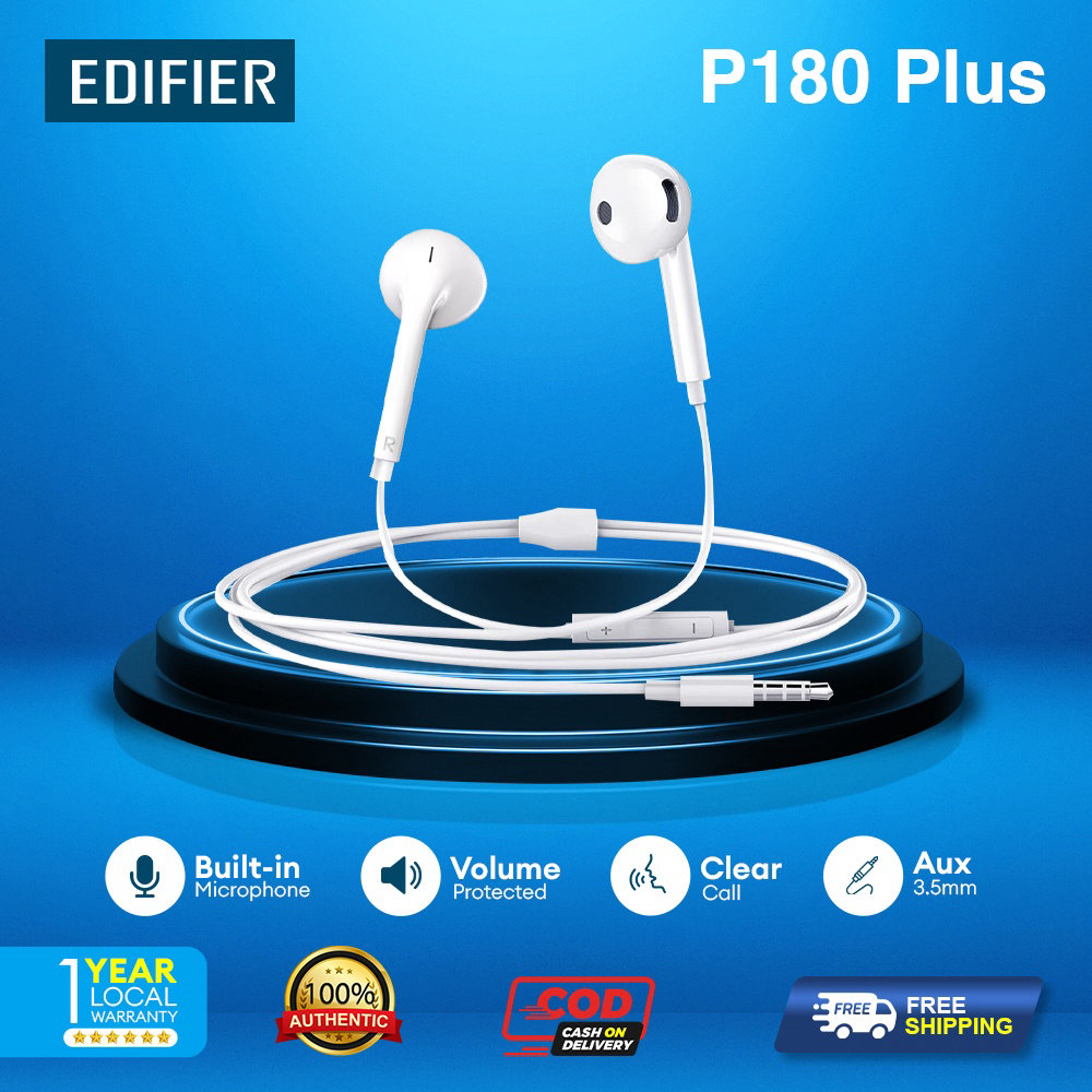 Earphone Edifier P180 Plus Type-C Putih