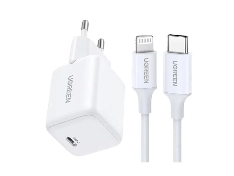Ugreen Charger Set 30W GaN Putih