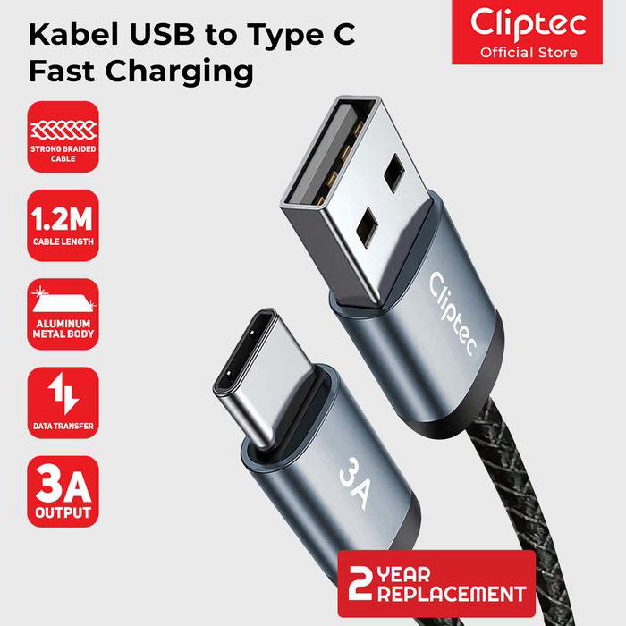 Cliptec MCC213 Kabel C-C 60W 1.2M