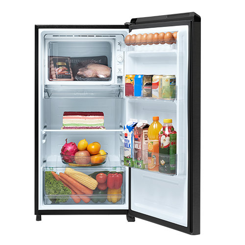 Kulkas 1 Pintu Aqua AQRD185MDS 145 Liter · 40 Watt ·