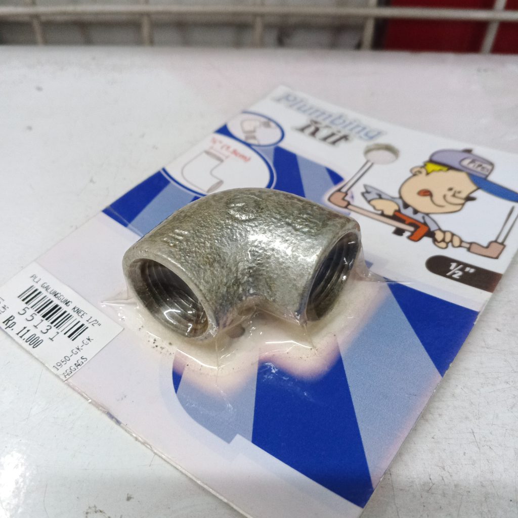 GE - Galunggung Knee Drat Besi 1/2 Inch