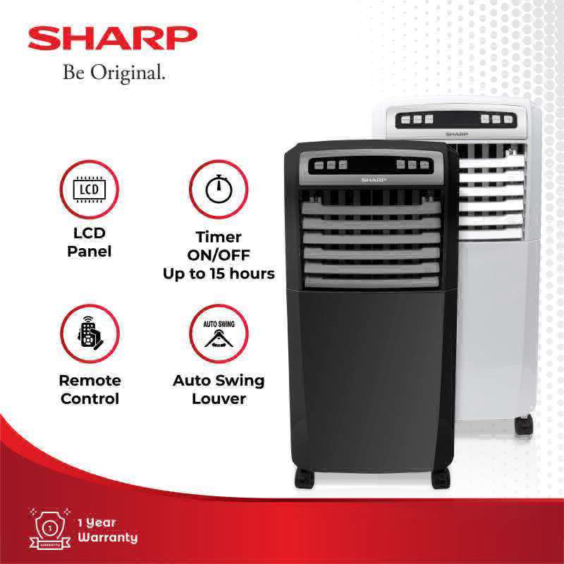 Air Cooler/Water Fan Sharp PJ-A55TY-B 5 Liter 100 Watt