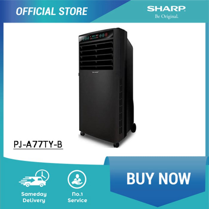 Air Cooler/Water Fan Sharp PJ-A77TY-B 7 Liter 80 Watt