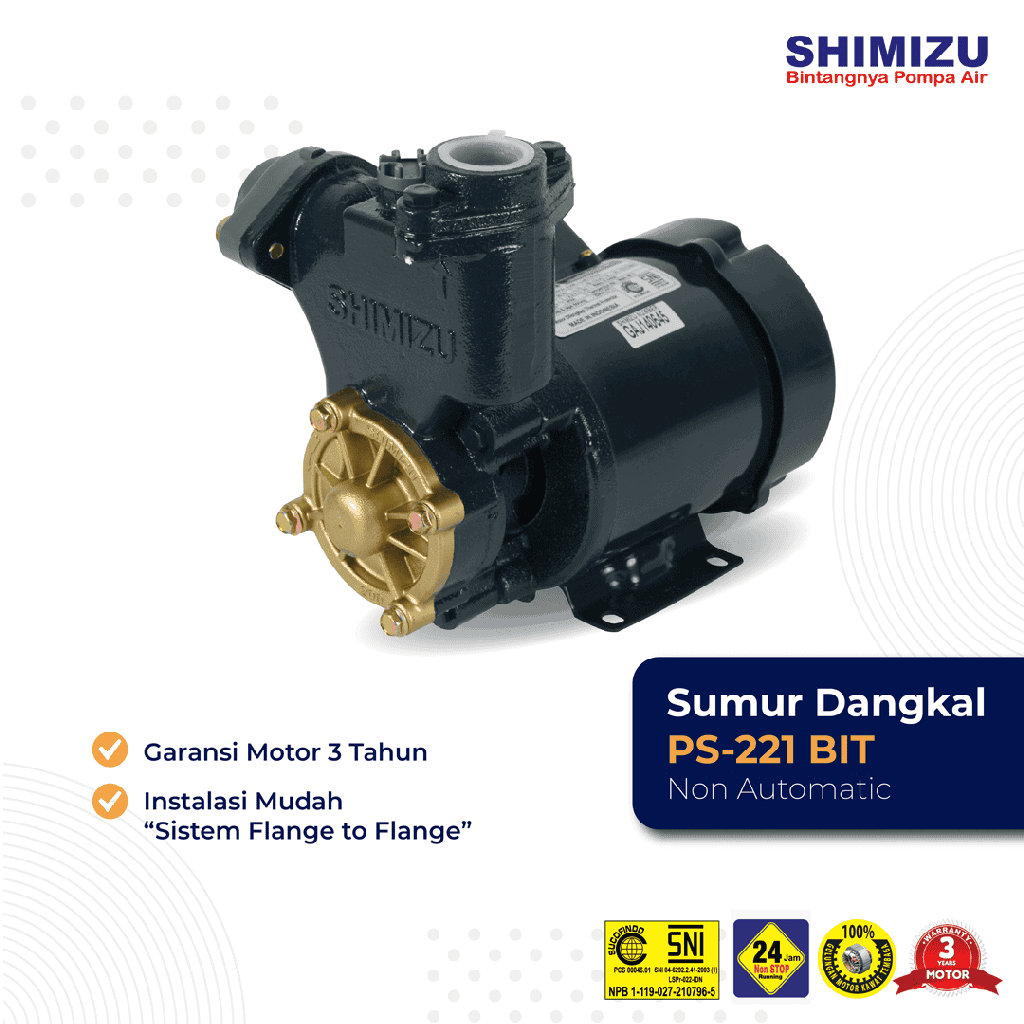 Pompa Shimizu PS-221BIT 200 Watt