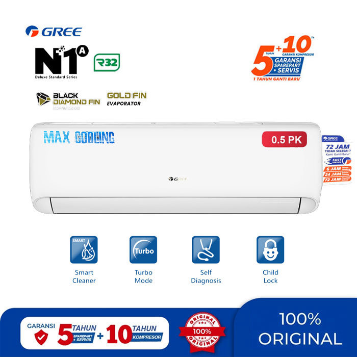 AC Split Gree GWC05N1/A 1/2PK 385 Watt
