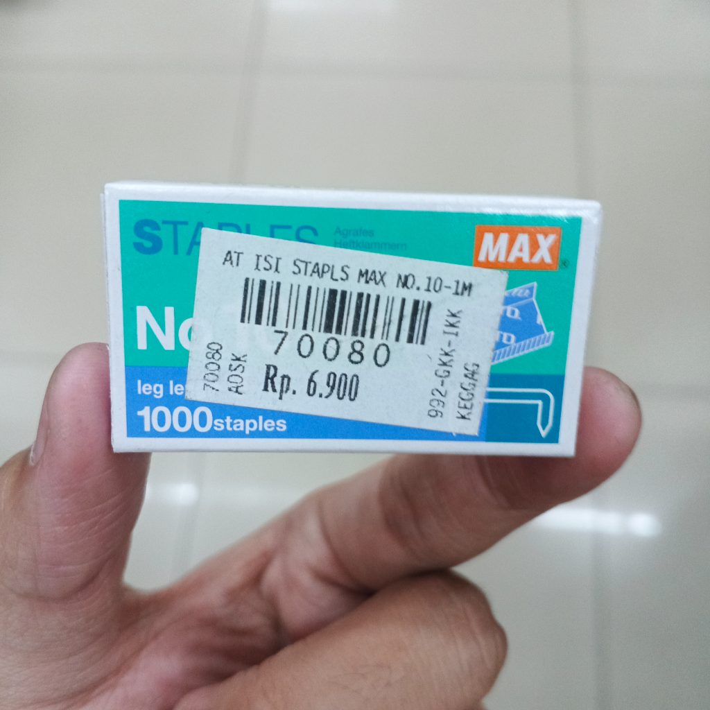 MAX - Isi Staples Kecil No.10 -1M
