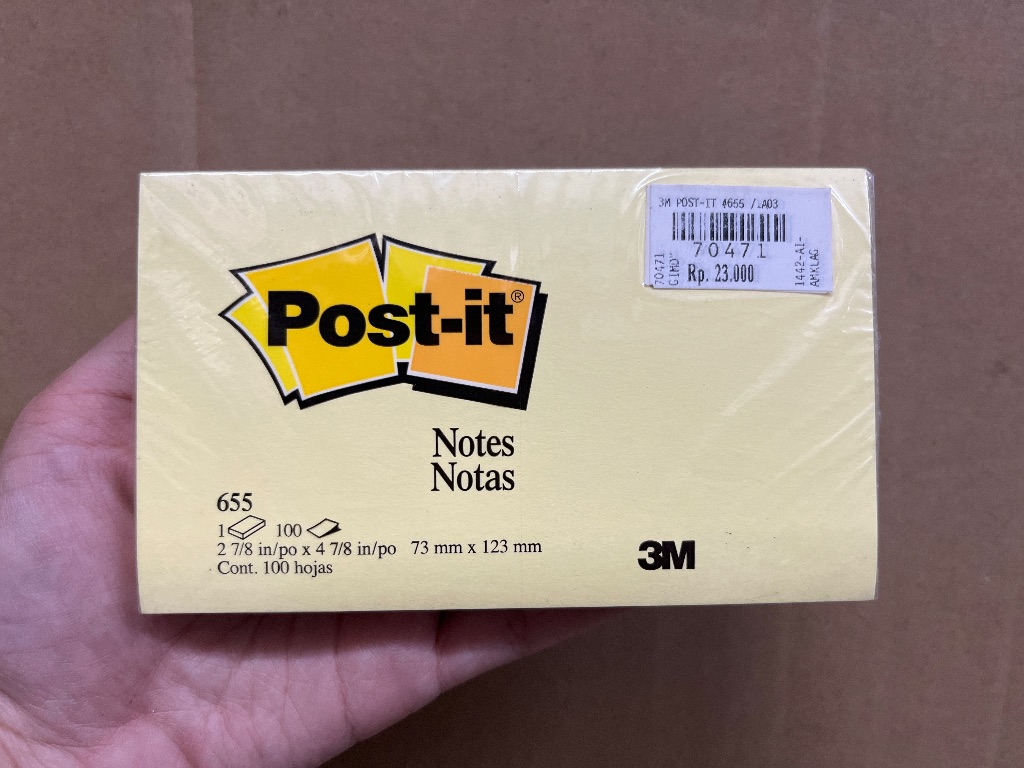 3M - Notes Post It Light Yellow