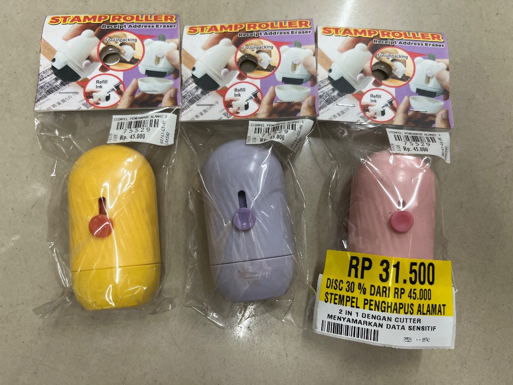 Stempel Penghapus Alamat 1