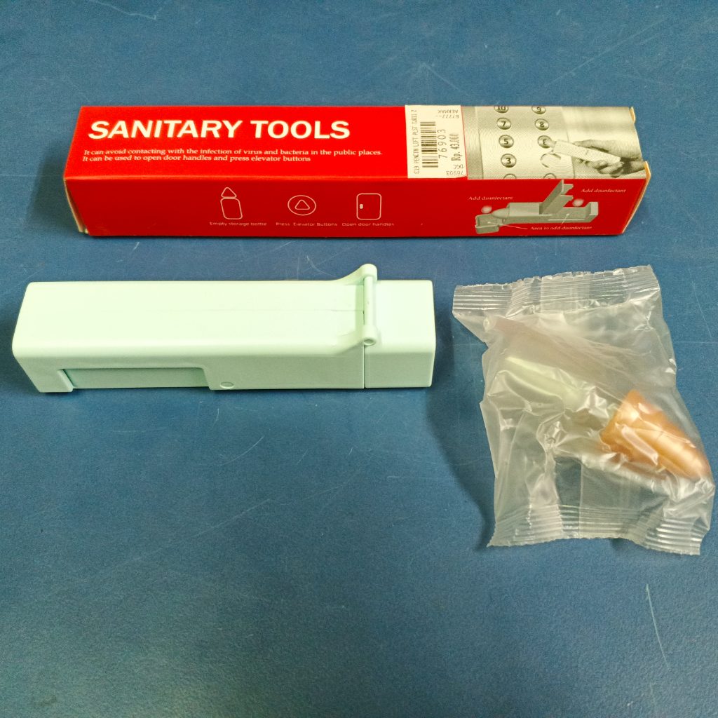 Alat bantu buka pintu / alat pencet tombol lift / zero contact tool / higienis