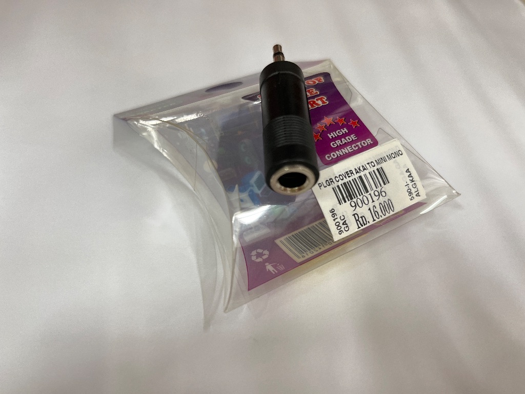 GE - Sambungan Cover Akai Mono to Jack Mini Mono PVC