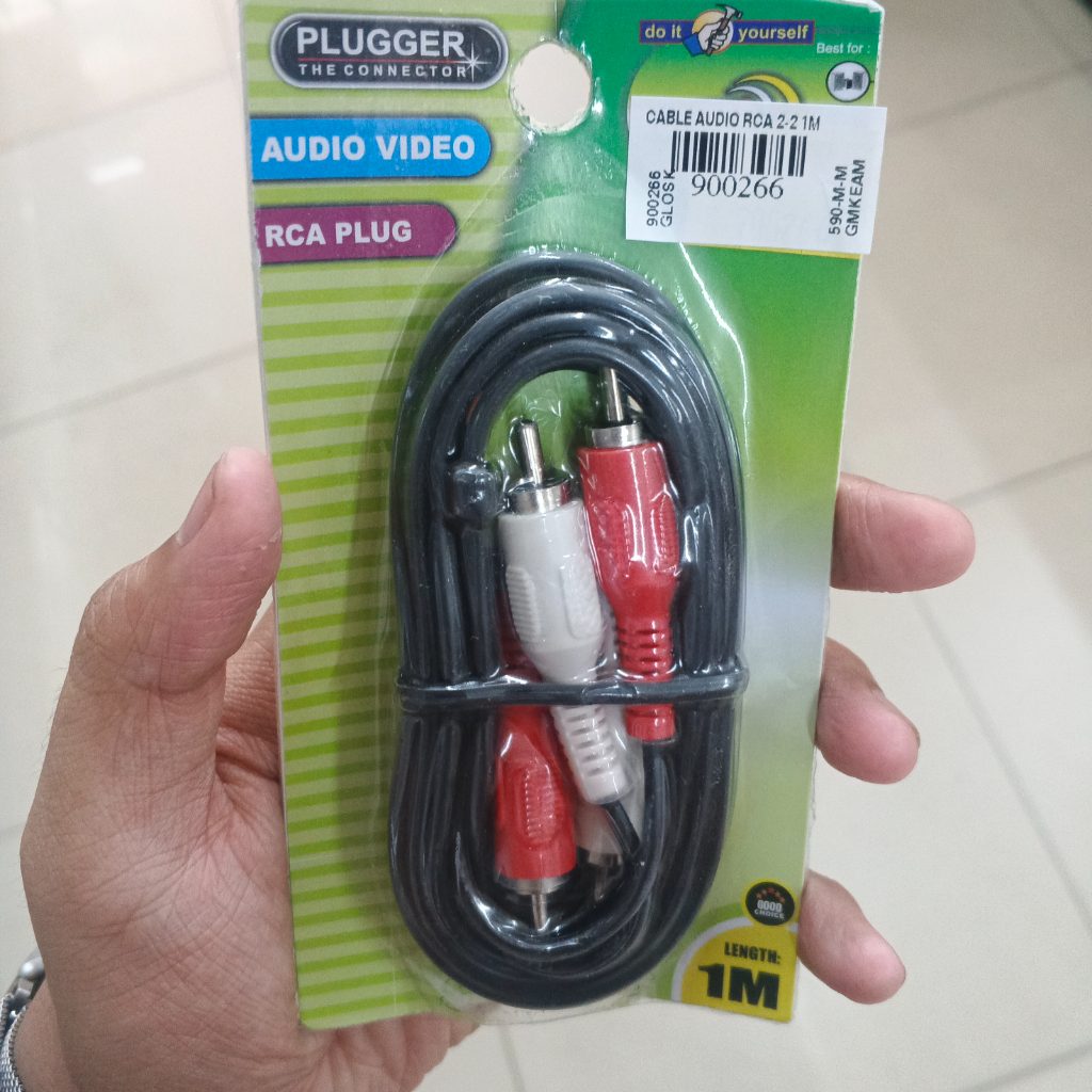 PLUGGER Kabel 2RCA to 2RCA 1,5Meter