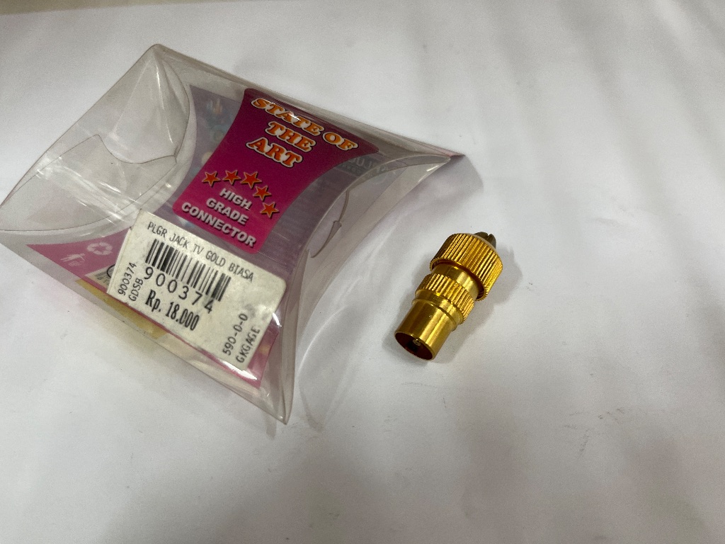 GE - Jack Antena Gold TV Male