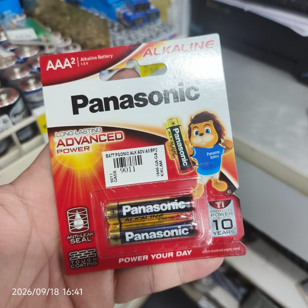 PANASONIC - Baterai AAA2 Alkaline Long Lasting