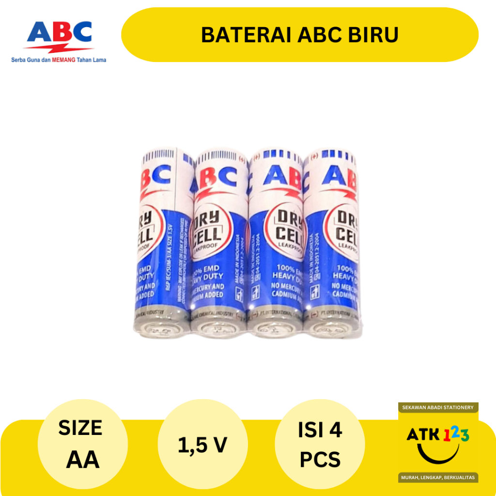ABC - Baterai ABC AA Biru PP4