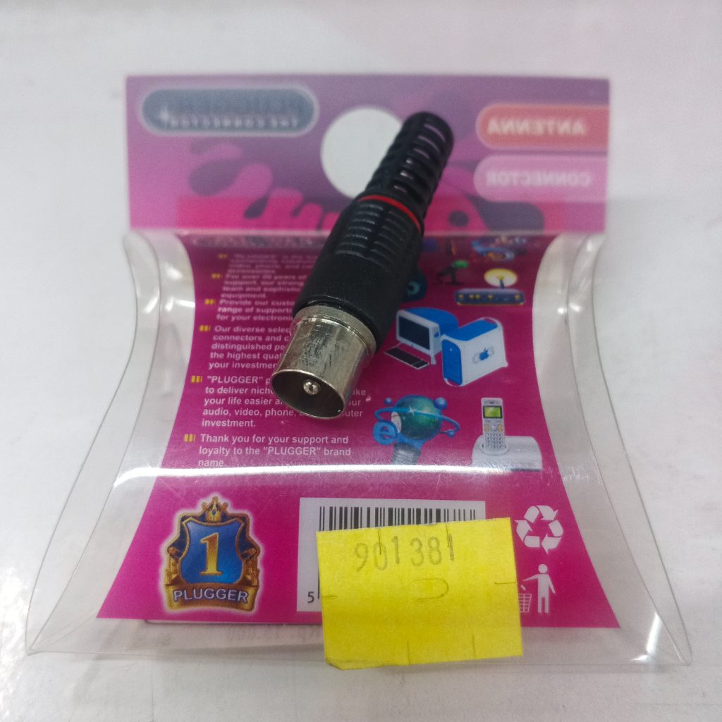 JACK ANTENA TV BUNTUT PVC SOKET ANTENA TV JACK KABEL ANTENA TV JACK TV JACK ANTENA TV